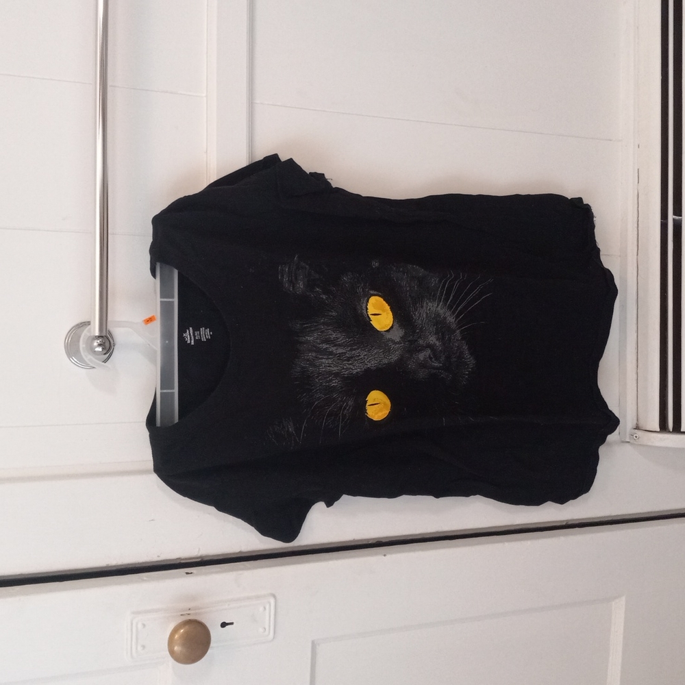 Halloween Shirt with Cat Face